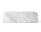 Konferenční stolek Plinth Low, Carrara