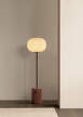 Stojací lampa JWDA, red travertine