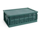Plastové víko Colour Crate L, dark green