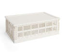 Plastové víko Colour Crate L, off-white