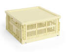 Plastové víko Colour Crate Cube/Square M, light yellow