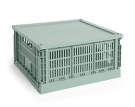 Plastové víko Colour Crate Square L, sage green