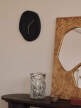 Hodiny Melt, black marble
