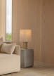 Stolní lampa Nonna H49, travertine