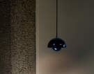 Závěsná lampa Flowerpot VP1, steel blue