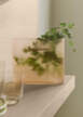 Váza Ridge H16, light orange frosted glass