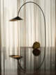 Stojací lampa Arum Arched, black