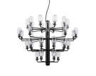 Lustr Amp Chandelier Large, smoke/black