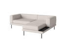 Jerome 2 modules with chaise longue to the right, Linea - Beige