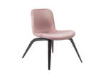 Goose Lounge Chair Black, Velvet Rosewood