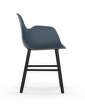Form Armchair, blue/black