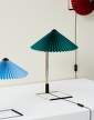 lampa-Matin 380 Table Lamp, polished brass / green