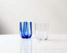 sklenice-Stripe Glass, white stripes