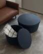 pouf-Hide Storage Pouf Small, steel blue