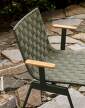 zidle-Ville AV33 Outdoor Armchair, bronze green