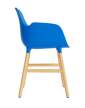 zidle-Form Armchair Oak, bright blue