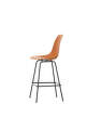 Barová židle Eames Plastic Low, rusty orange