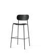 Barová židle Co Bar Chair High, black oak