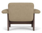 Křeslo Brasilia Low Back, Bouclé 02/dark stained oak