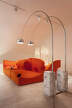 Stojací lampa Arco, steel