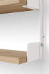 Police Tea Shelf, oak/white