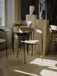 Židle Missing Armchair, lacquered oak