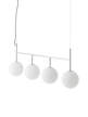Závěsná lampa TR Suspension Frame, polished steel
