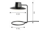 Stolní lampa AJ Oxford Low