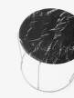 Mramorová deska pro stoličku Wire Stool, Nero Marquina