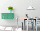 Skříňka Perforated Cabinet Wall Small, soft jade