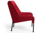 Křeslo O2, soft red textile