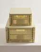 Colour Crate, light yellow