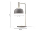 Stolní lampa FJ Elements, original grey