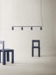 Závěsná lampa Donna Line 120, midnight blue