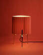 Stolní lampa Canelé, tomato red