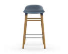 Barová židle Form 65 cm, blue/oak