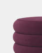 Pouf Round small, bordeaux