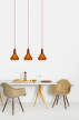 Plumen Drop Top Lamp Shade Set, jantar+měď