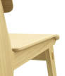 Chaise Tout Bois, natural oak, detail