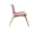 Goose Lounge Chair Nature Oak, Velvet Rosewood