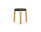 Stolička Tap Stool, černá/dub