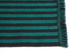 koberec-Stripes and Stripes Wool Door Mat, green