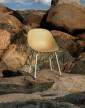 zidle-Mat Chair Steel, hemp/cream