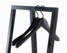Ramínka Soft Coat Hanger Slim Black, set 4ks