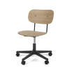 Kancelářská židle Co Task Chair, black/natural oak