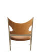 Křeslo Knitting Lounge Chair Leather, natural oak/Dunes 21000