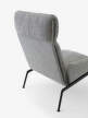 Křeslo Muno LN17 High Back w. Arms, Hallingdal 126/black