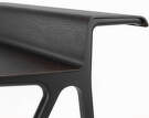 Pracovní stůl Courier, dark oak/deep black