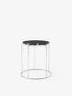 Mramorová deska pro stoličku Wire Stool, Nero Marquina