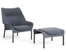 Otoman O2, grey textile